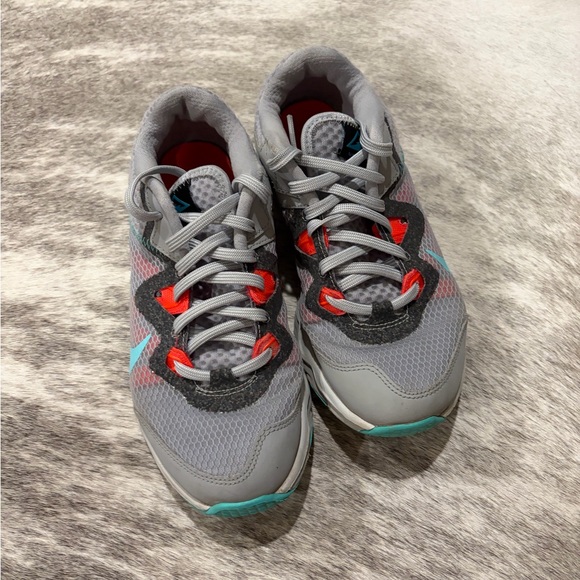 Nike Shoes - Nike Gray and Red Running Shoes